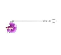 Limtula de leurre d ' Aquarium pour Affichage Betta, Tige Transparente avec Ornement Suspendu et de Mouvement visuel pour Utilisation en Aquarium, bâton de Teaser de Poisson, de de