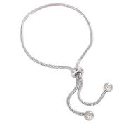 Limtula De Perles en cuivre Coulissant Flexible, chaîne en os de Serpent élégante, Design Minimaliste, Bijoux de Poignet réglables, Perle Ronde, de Mode en cuivre