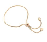 Limtula De Perles en cuivre Coulissant Flexible, chaîne en os de Serpent élégante, Design Minimaliste, Bijoux de Poignet réglables, Perle Ronde, de Mode en cuivre