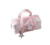 Limtula de Rangement pour Quotidien avec Finition en Tissu Doux, poignées de Transport, Fermeture à glissière pour Le Rangement de Bureau en Classe, à stylos Portable avec Ouverture à