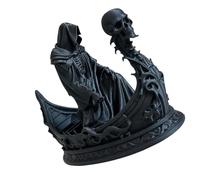 Limtula Décor de Bateau tête de Mort avec Finition Mate Antique et Relief | Figure à capuche reconnaissable et profil de bateau-crâne, profondeur visuelle sculptée, détails thématiques