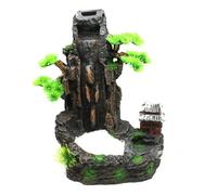 Limtula Décoration D'aquarium De La Fusée Resine Resin sous-Marin Paysage pour Réservoirs De Poisson Configuration Résines Ornements D'aquarium pour Le Bureau À Domicile