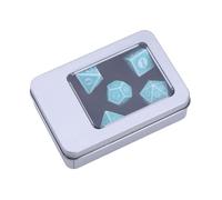 Limtula Dés De Différentes Formes 7 Pièces Différents Nombres Visages Nombres Numériques Éducatifs Divertissement Bureau Jeux Rôle en Acrylique Ensemble Dés