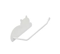 Limtula Distributeur de Rouleaux de mouchoirs à Crochet adhésif en Forme de Chat, pour la Maison, Le Bureau, la Cuisine, décoration de Salle de Bains, Crochet à Chat