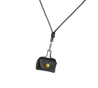 Limtula Élégant collier portefeuille en cuir robuste pour ranger les écouteurs et les pièces de monnaie Design pratique pour une utilisation quotidienne pratique longue chaîne de pull, One Size, Comme
