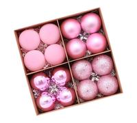 Limtula Ensemble d ' Affichage d ' Ornement, B | Boules d ' arbre de 6 Cm, 16 pièces, décor de finition mixte pour utilisation de pièce maîtresse de couronne de