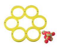 Limtula Ensemble d ' Anneaux flottants avec 10 colorées, Jeu de Lancer de pour rassemblements en Plein air, Sports Aquatiques, Jouet de Jeu de Flottant