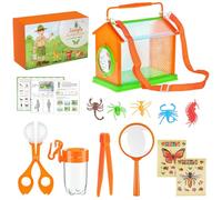 Limtula Ensemble d ' Exploration pour pour Les Petits aventuriers Comprenant Une boîte d ' Observation, Une Pelle Pratique, Un Attrape-Gogga et Un Filet à Papillons Ensemble d ' explorateurs pour