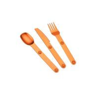 Limtula Ensemble d ' ustensiles de Voyage magnétiques 3 pièces, Fourchette cuillère en Aluminium Outils de dîner en Plein air Couverts magnétiques Portables