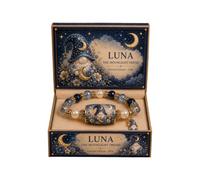Limtula Ensemble de bracelets focal fantaisie | Perles à facettes, accents nacrés, boîte à bijoux élastique pour une tenue décontractée