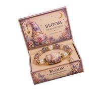 Limtula Ensemble de bracelets focal fantaisie | Perles à facettes, accents nacrés, boîte à bijoux élastique pour une tenue décontractée