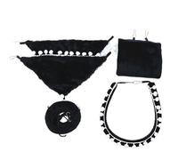 Limtula Ensemble de Jeu pour Hamster, 5 pièces, hamac en Tissu Doux, Tunnel, balançoire, Jouet d ' pour Petit Tunnel de Forage pour Animaux de Compagnie