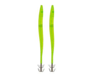 Limtula Ensemble de matériel de pêche en de Cheveux d ' Eau salée, pêcheurs en Bateau, Corps de leurre en ABS de 2 pièces avec Crochet de calmar en métal pour Une Utilisation près du Rivage