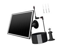 Limtula Ensemble de Panneaux solaires 6 W 5 V pour caméra de sécurité, chargeurs solaires résistants à l ' Eau avec câble Long de 9, 84 Pieds et de, Dispositif de caméra de sécurité extérieure