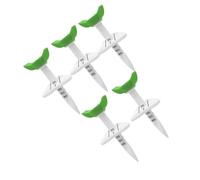 Limtula Ensemble de Tees de Golf en Nylon avec Lignes de Guidage, Paquet de 5 Tees de Balle pour Les de Seau et Une Configuration cohérente de la Balle, Utilisation pour Les golfeurs