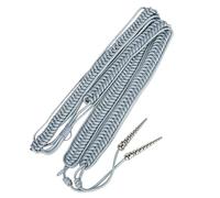 Limtula Épaulettes d ' Uniforme Professionnel tressées, épaulettes d ' Uniforme de Capitaine, Cordon d ' épaule à Franges pour Artiste de scène, Cordon d ' épaule pour l ' école, Ordinary Gray
