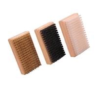 Limtula Et Brosse de Snowboard Manche en Bois avec Poils en Laiton pour l ' épilation à la Cire Manche en Bois Brosse à Cire de Ski en Laiton/Nylon/CRIN