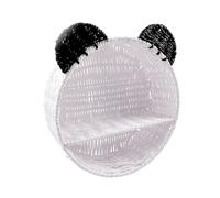 Limtula Étagère Murale en Forme d ' Oreille d ' Ours, étagères murales en rotin, présentoir pour Petites, Panier de Rangement tissé Suspendu, Organisation de la Maison, White