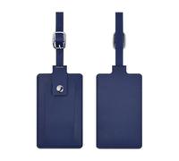 Limtula Étui en cuir synthétique avec protection de la vie privée et différents choix de couleurs, identificateur de valise, étiquettes de voyage en cuir PU