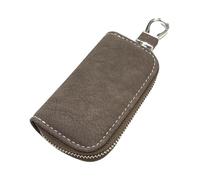 Limtula Étui portefeuille de voiture avec fermeture éclair en polyuréthane - Pratique - Chaîne de support tendance pour homme et femme - Porte-monnaie avec fermeture éclair - Porte-clés portable pour