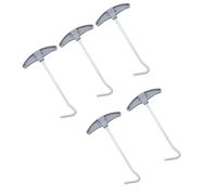 Limtula Extracteurs de piquets de Tente Pratiques, Outil de Retrait de Clous de Construction en métal pour des de Longue durée dans Toutes Les Conditions, Outil de Camping Polyvalent