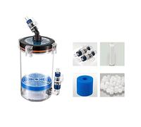 Limtula Filtre externe pour seau d'aquarium avec éponge Bio-Ball Raccords Pas de filtration biologique silencieuse Filtre externe pour aquarium