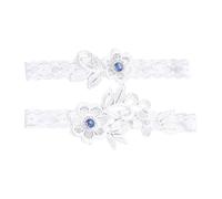 Limtula Garter De Mariée Élégant Avec Des Cristaux Étincelants Et Une Dentelle Délicate Pour Les Accessoires Du Jour Du Mariage Quelque Chose Jarretière Tradition Bleue