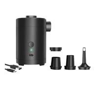 Limtula Gonfleur compact rechargeable avec charge rapide 4 accessoires et arrêt automatique pour la plage en plein air, pompes à air compactes pour le camping