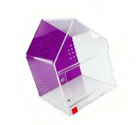 Limtula Habitat pour Reptiles Contenant Une Ventilation, Fermeture magnétique, Chambre Transparente, enclos pour créatures Miniatures, Terrariums