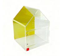 Limtula Habitat pour Reptiles Contenant Une Ventilation, Fermeture magnétique, Chambre Transparente, enclos pour créatures Miniatures, Terrariums