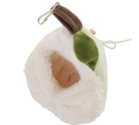 Limtula Hamster Nid de dessin animé Grotte Maison Hamac pour petit animal Cachette d'hiver Accessoires de cage Installation facile Accessoire de cage pour hamster