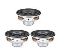 Limtula Haut-Parleur Interne, Forme Ronde 1, 5 Pouces 4Ohm 3W, 3pcs | Amplificateur de son multimédia Portable, pleine fréquence, Compatible, remplacement magnétique en