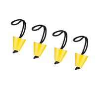 Limtula Jeu de Bouchons de Remplacement pour Points de vidange de | Couvertures coniques flexibles en silicone avec boucle de cordon, utilisation facile à presser, paquet de 4