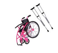 Limtula Jeu de Simulation de rééducation interactif pour, y Compris des béquilles en Fauteuil Roulant, Jouet pour Le développement des compétences sociales, Accessoires de Jeu de rôle pour