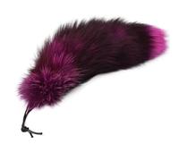 Limtula Joli pendentif en forme de queue d'animal pour sac à main, porte-clés doux et durable pour ceux qui aiment les articles personnalisés, porte-clés personnalisé avec queue, violet, taille unique