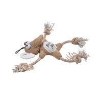 Limtula Jouet à mâcher pour Chien avec Peluche Douce et Corde en Coton pour mâcheurs agressifs, Jeu interactif, Jouet Polaire de Dentition pour Animaux de Compagnie