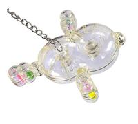 Limtula Jouet À Spinner d'oiseaux Multifonctionnels pour Stimuler Le Comportement Naturel De Recherche Nourriture Cage Formation en Suspens pour Les Perroquets Roue d'alimentation des Oiseaux