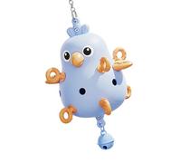 Limtula Jouet en Plastique pour perroquets, Little Blue Chicken | Prévenir les comportements destructeurs pour le divertissement en cage, la réduction du stress et le maintien d ' un