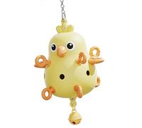 Limtula Jouet en Plastique pour perroquets, Little Yellow Chicke | Prévenir les comportements destructeurs pour le divertissement en cage, la réduction du stress et le maintien d ' un