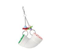 Limtula Jouet pour Oiseau engageant avec Distributeur de friandises, Cage Suspendue, Jouet de Recherche de Nourriture pour Petits perroquets Actifs et Divertissement pour Hamster