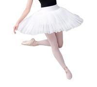 Limtula Jupe plissée à Volants en Tulle à 7 Couches avec Culotte, Jupes Tutus de Plateau de Danse de Ballet pour Spectacles sur scène de Festival Ballet Platter Skirt