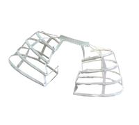 Limtula Jupon Crinoline Polyester Robes de Soirée Jupon Double Pannier pour Mariée Demoiselles d'honneur Jupon Crinoline Blanc/Noir Jupon pour Femme Jupe Créoles, blanc, taille unique