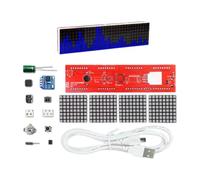 Limtula Kits de visualisation de Musique de matériaux avec Module de Pratique de Soudure Matrices de Points intégrées Affichage de l ' Heure Kits de de Musique LED