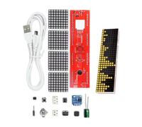Limtula Kits de visualisation de Musique de matériaux avec Module de Pratique de Soudure Matrices de Points intégrées Affichage de l ' Heure Kits de de Musique LED