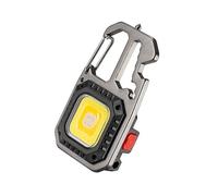 Limtula Lampe de Poche LED multifonctionnelle avec Crochet Porte-clés ABS, 3 Modes pour Camping randonnée urgences, lumière Porte-clés Rechargeable USB