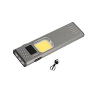 Limtula Lampe de Poche Rechargeable en Alliage d ' Aluminium | Lampe torche de poche, fenêtre d ' affichage numérique de la batterie, port de type C, panneau de faisceau latéral,