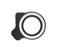 Limtula Lampe de téléphone réglable pour appareil photo 37 52 mm anneaux filetés 5 niveaux de luminosité USB C rechargeable objectif smartphone accessoire lumière