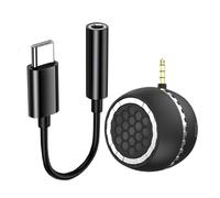 Limtula Lecteur de Son stéréo Portable, Haut-Parleur de Type C | Amplificateur de haut-parleur Portable filaire léger 3W, son stéréo Rechargeable pour Smartphone, ordinateur