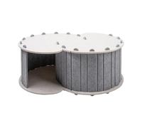 Limtula Les Chattes Grottes Grottes Felted Play Play Tube Pet Tunnel pour Les Chats Natural Felted Pet Cats Cave for Earthound Pet Small Animal Tunnel