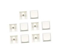 Limtula Les claviers mécaniques complètent Les PBT, White | Capuchons de touches épais, couvre-clés PBT pour claviers mécaniques de jeu, bouton de touche de caractère unique